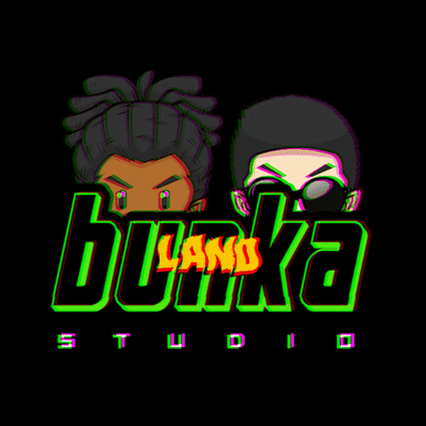 bunkalandstudio logo pixel pixelart glitch GIF
