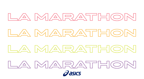 Los Angeles La Sticker by ASICS