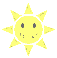 Summer Sun Sticker by ALIA B.