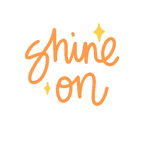 thedoodlingnomad positive shine positivity shine on Sticker