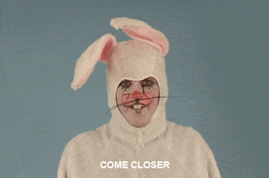 Hate Myself Easter Bunny GIF