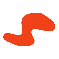 Shapes Squiggle Sticker by BAGGU