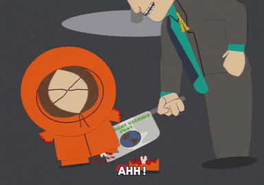 kenny mccormick blood GIF by South Park 