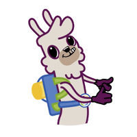 Peru Llama Sticker by Y Tú Qué Planes