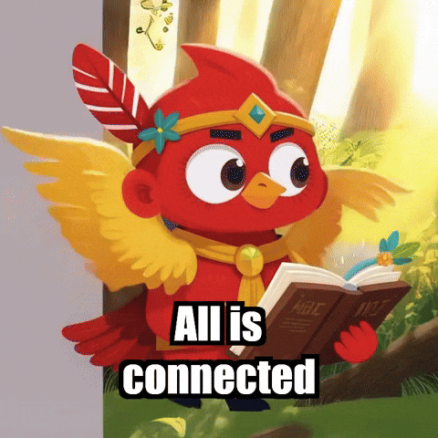 Wisdom Interconnectedness GIF by The Cardinal Virtue