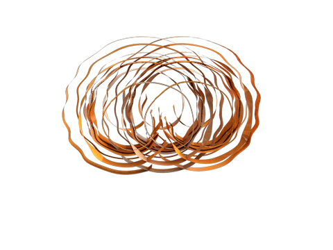 spirals moving Sticker by Midsummerish