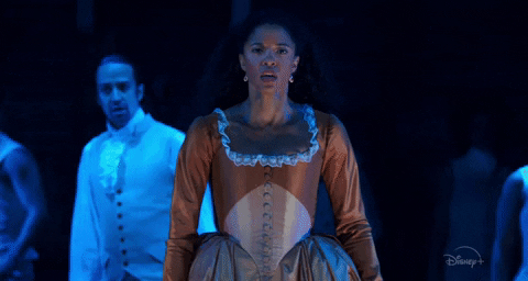 Renee Elise Goldsberry Disney GIF by Hamilton: An American Musical
