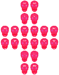 Art Skull Sticker by badblueprints