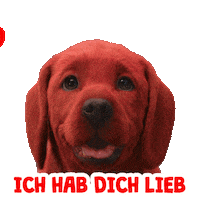Liebe Sticker by Clifford Movie