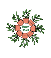 Mixmediarts green home drawing circle Sticker