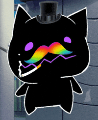 Rainbow Hat GIF