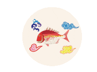 Fish Sticker by B -and-A