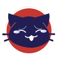 Cat Laughing Sticker