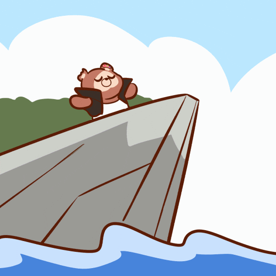 Mountain GIF by Beraji Bears