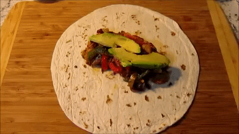 chicken fajitas GIF