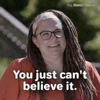 Just can't believe it