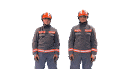 High Five Firefighter Sticker by Holmatro