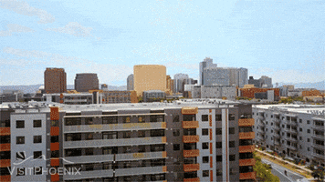 VisitPhoenix arizona phoenix skyline downtownphoenix GIF