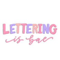 lettering letters Sticker by lovetistrue