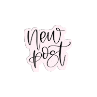 blog lettering Sticker by lovetistrue