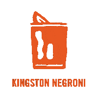 Kingston Campari Sticker by Mover & Shaker Co