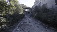 Psychiatric Hospital Heavily Damaged by Shelling in Kramatorsk