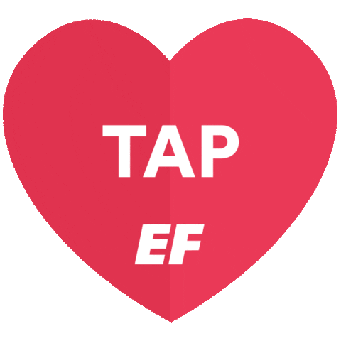 Heart Tap Sticker by EF English First Russia