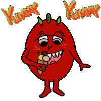 Hugografie yummy icecream hugo 아이스크림 Sticker
