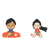 Couple Love Sticker by Flip.id