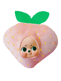 EganStreetDesign strawberry strawberries kewpie cupie Sticker