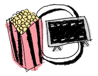 Netflix Binging Sticker