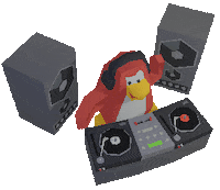 Club Penguin 3D Sticker by Lolita
