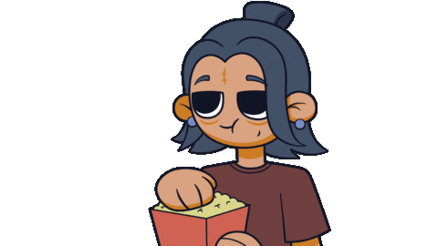 Netflix Eating Sticker by Ronaldo