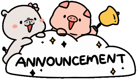 New Post Piggy Sticker