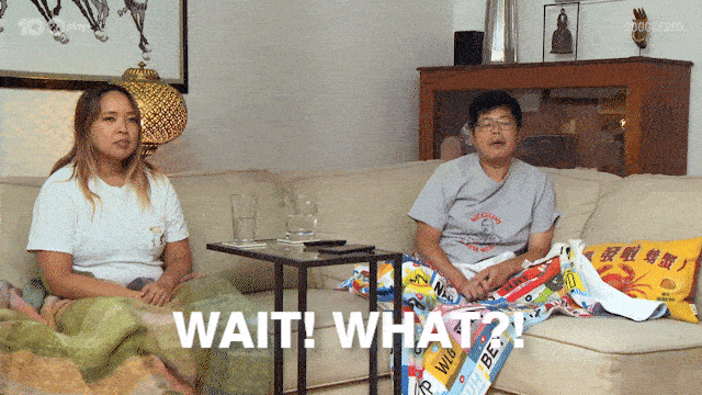 Hands Up Wow GIF by Gogglebox Australia