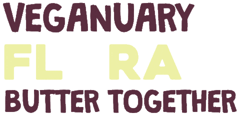 Plant Based Love Sticker by Flora Plant Butter