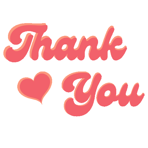 Vintage Thank You Sticker by Audrey Wolf Co