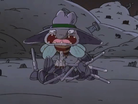 nickrewind giphydvr nicksplat aaahh real monsters giphyarm035 GIF