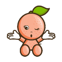 Happy Blood Orange Sticker by JOJI