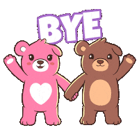 See Ya Goodbye Sticker by BEARISH