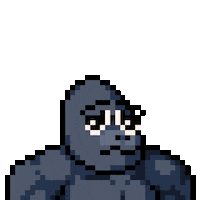 Sad Art Sticker by SMOL