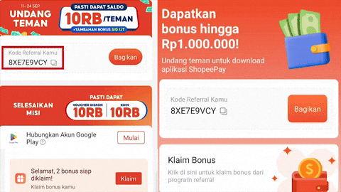 reviewtechid giphyupload shopee shopeepay kodereferralshopeepay GIF