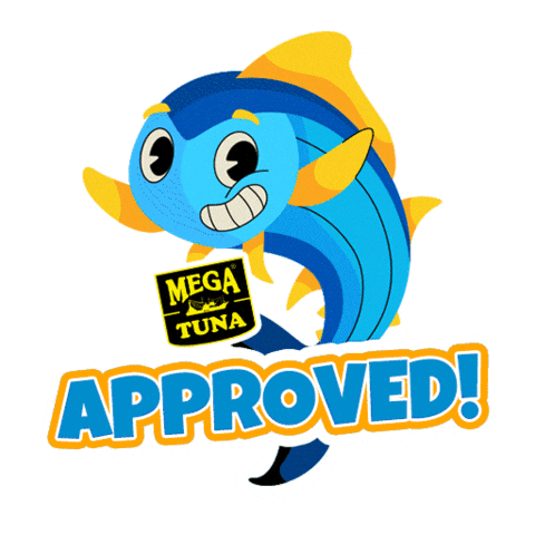 Mama Tuna Sticker by megasardines
