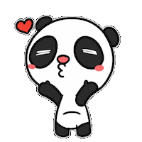 Pangdabear Kiss Sticker