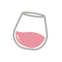 saridiskin wine sunglasses good vibes morning coffee Sticker
