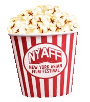 New York Popcorn Sticker by NEW YORK ASIAN FILM FESTIVAL