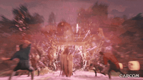 Video Game Fireworks GIF by CAPCOM