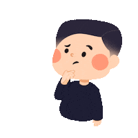 Confused Man Sticker