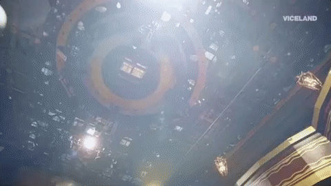 theater ceiling GIF by HUANG'S WORLD