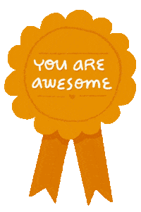 Praise Badge Sticker by ohdoodledoo
